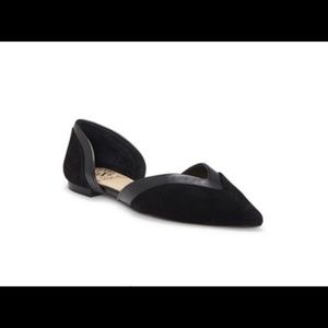 Vince Camuto d’Orsey black flats, size 8.5